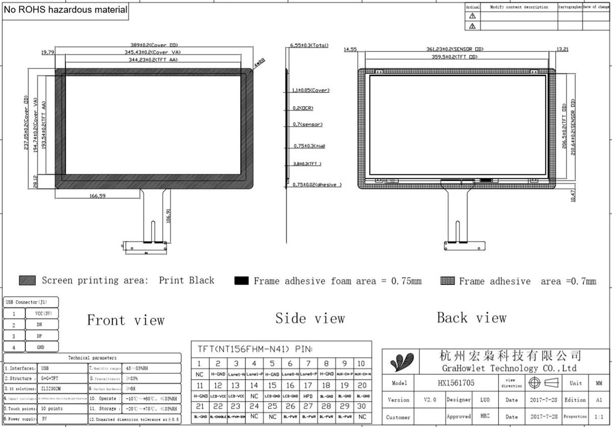 ips touch screen - drawing